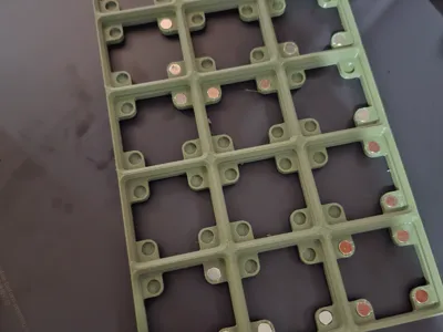 Gridfinity Base 5 x 3 with Magnets 6mm x 2mm