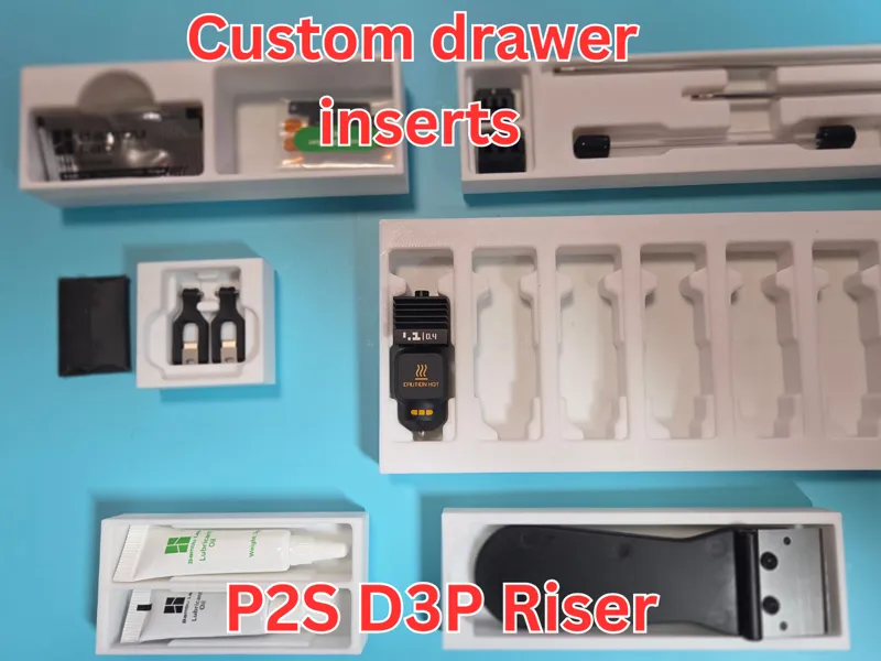 P2S D3P Riser - Custom Drawer inserts