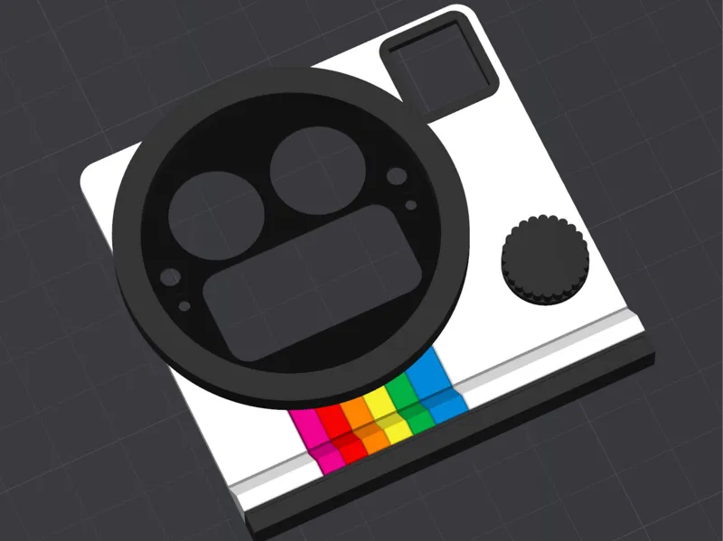 Retro Style Instant Camera - realme GT8 Pro Deco 