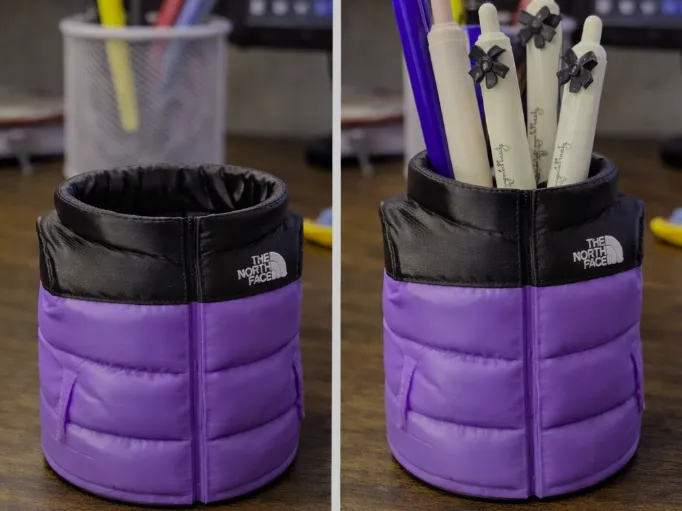 North Face 1996 Reto Nuptse Gilet Desk Organizer
