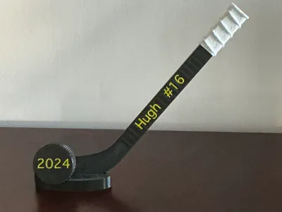 Mini Hockey Stick w/ Display Stand