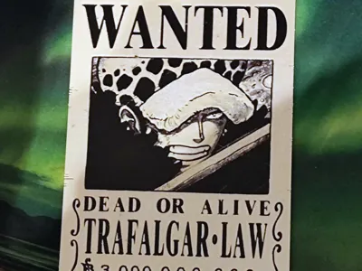 Trafalgar Law – Wanted Poster - One Piece 