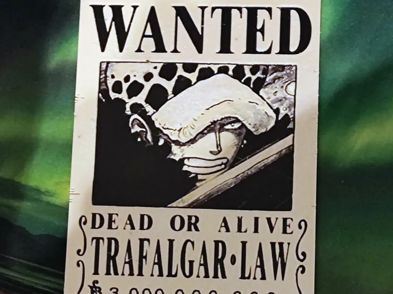 Trafalgar Law – Wanted Poster - One Piece 