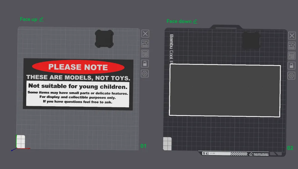 Model Maker Sign Vendor Sign - Models Not Toys - Free 3D Print Model - MakerWorld