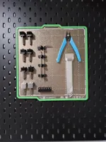 A1 Skadis back plate fixed pegs