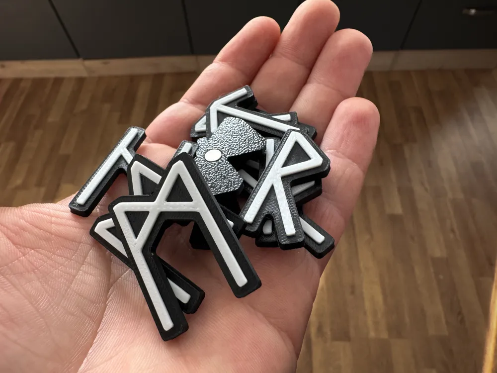 Magnet Rune Magnetic Runes by dasTimmMakerWorld: Download Free 3D Models