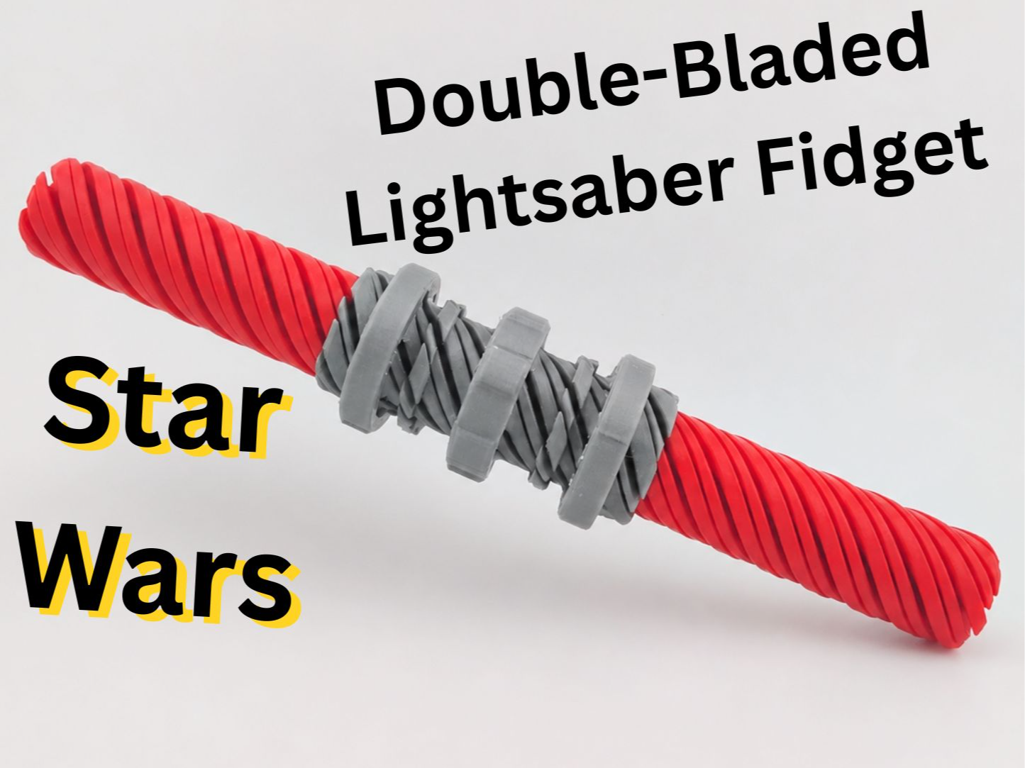 Double-Bladed Lightsaber Vortex Spiral Fidget
