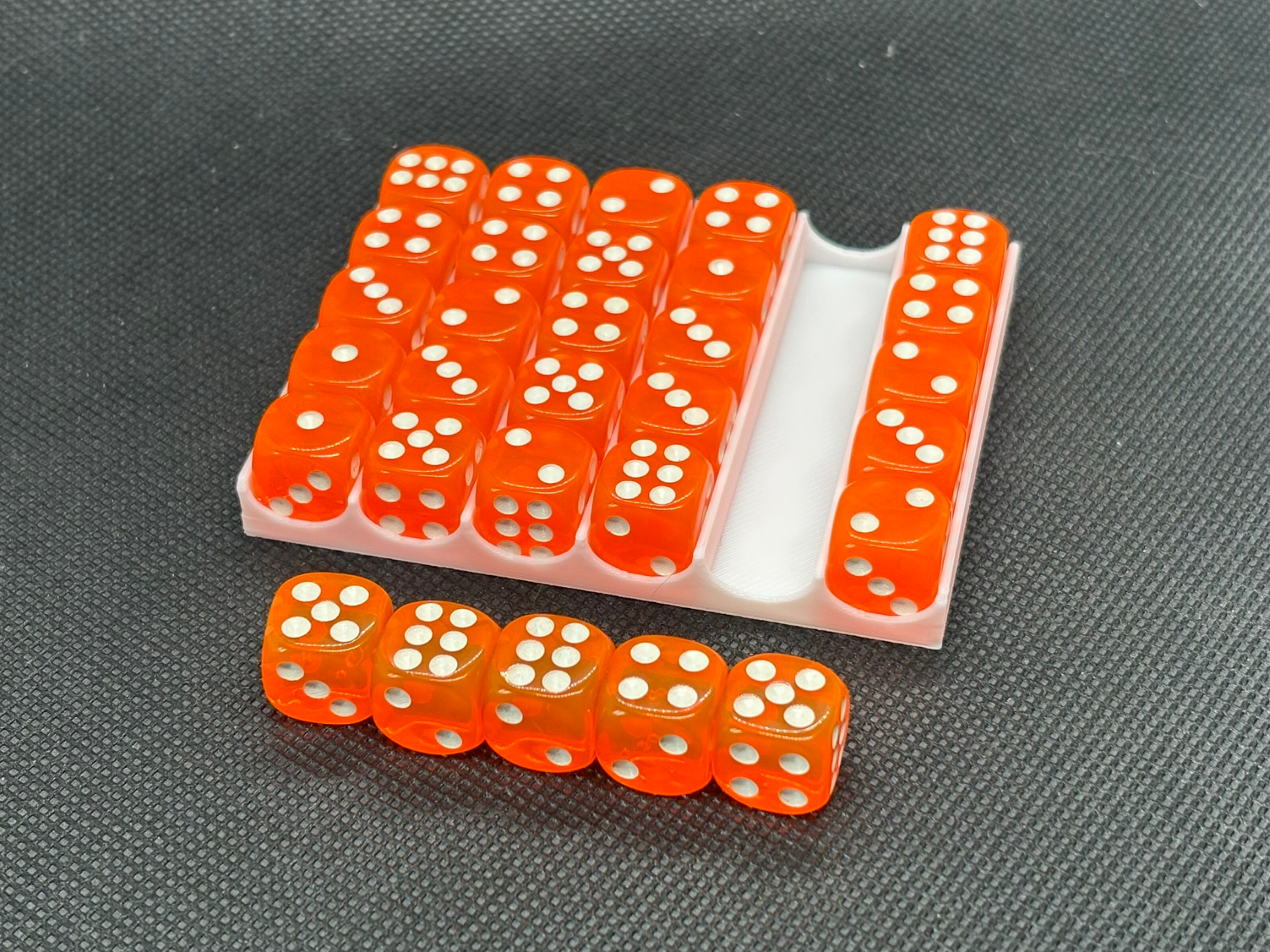 12mm Dice Tray (6x5, 30 dice)
