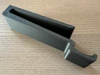 PA6-CF, 0.6mm nozzle, 0.3mm layer, 3 walls, 25% cubic infill