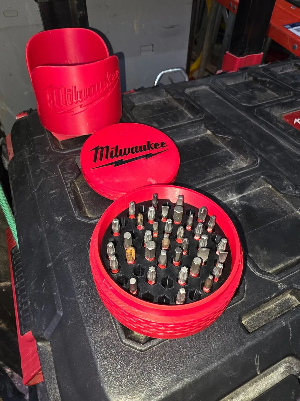 Milwaukee Packout Twist Lock Hex Bit Holder - Free 3D Print Model ...