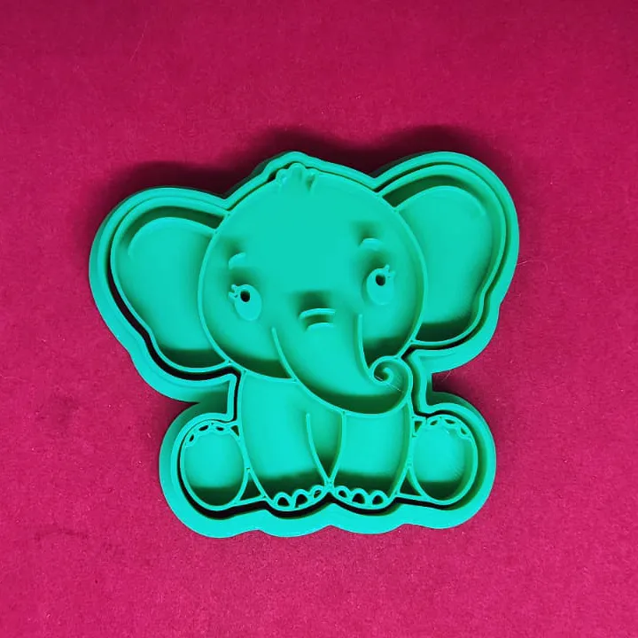 Cookie cutter - Elephant,  7cm high