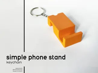 simple phone stand - keychain