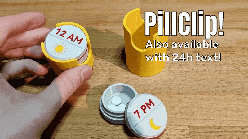 PillClip - Modulair, customizable organizer