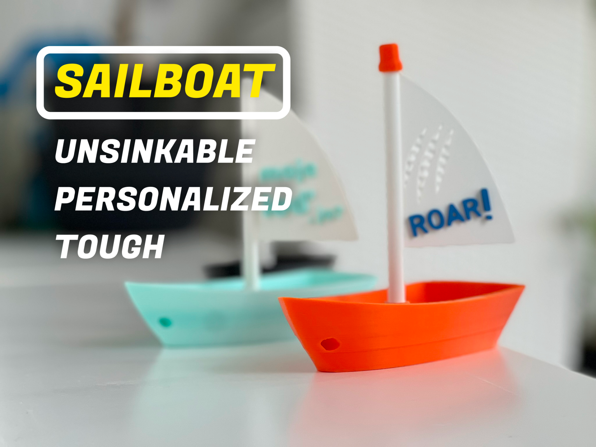 Floating Sailboat Toy for Kids
