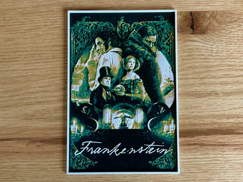 Frankenstein (2025) Hueforge Movie Poster