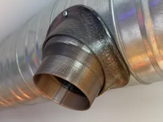 Directional Nozzle for Round Duct