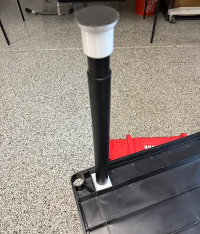 Foots and Leg Adapter for Plastic Storage Shelf