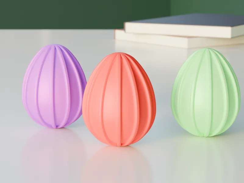 Easter Egg with Pattern