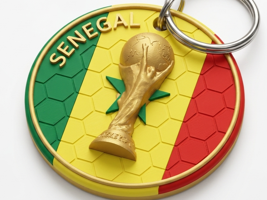 Llavero Senegal Mundial