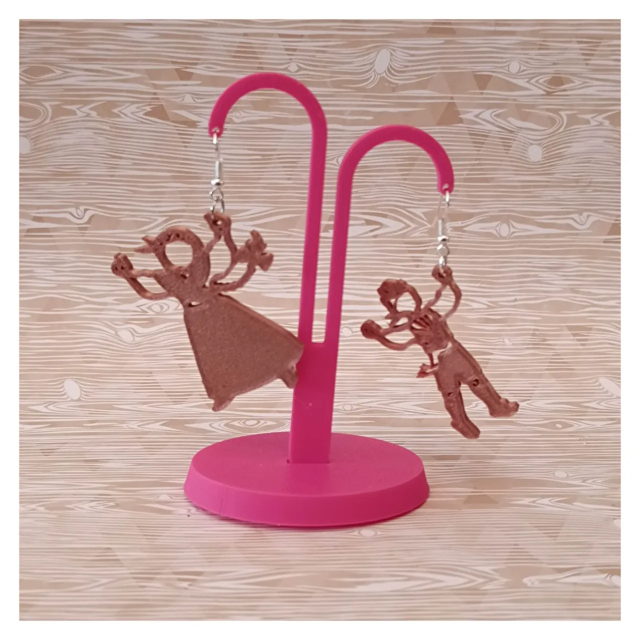 Pendientes bailarines gallega y gallego view 2