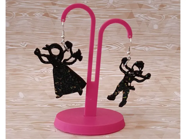 Pendientes bailarines gallega y gallego