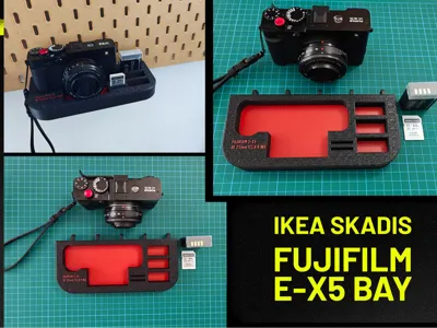 Fujifilm X-E5 (IKEA Skadis) Organizer