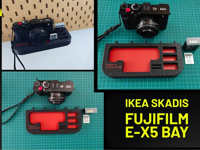 Fujifilm X-E5 (IKEA Skadis) Organizer
