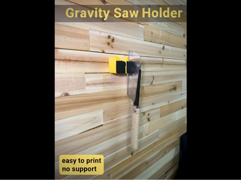 Gravity Saw Holder Wall Mount – 1, 2, 3 & 4 Slots