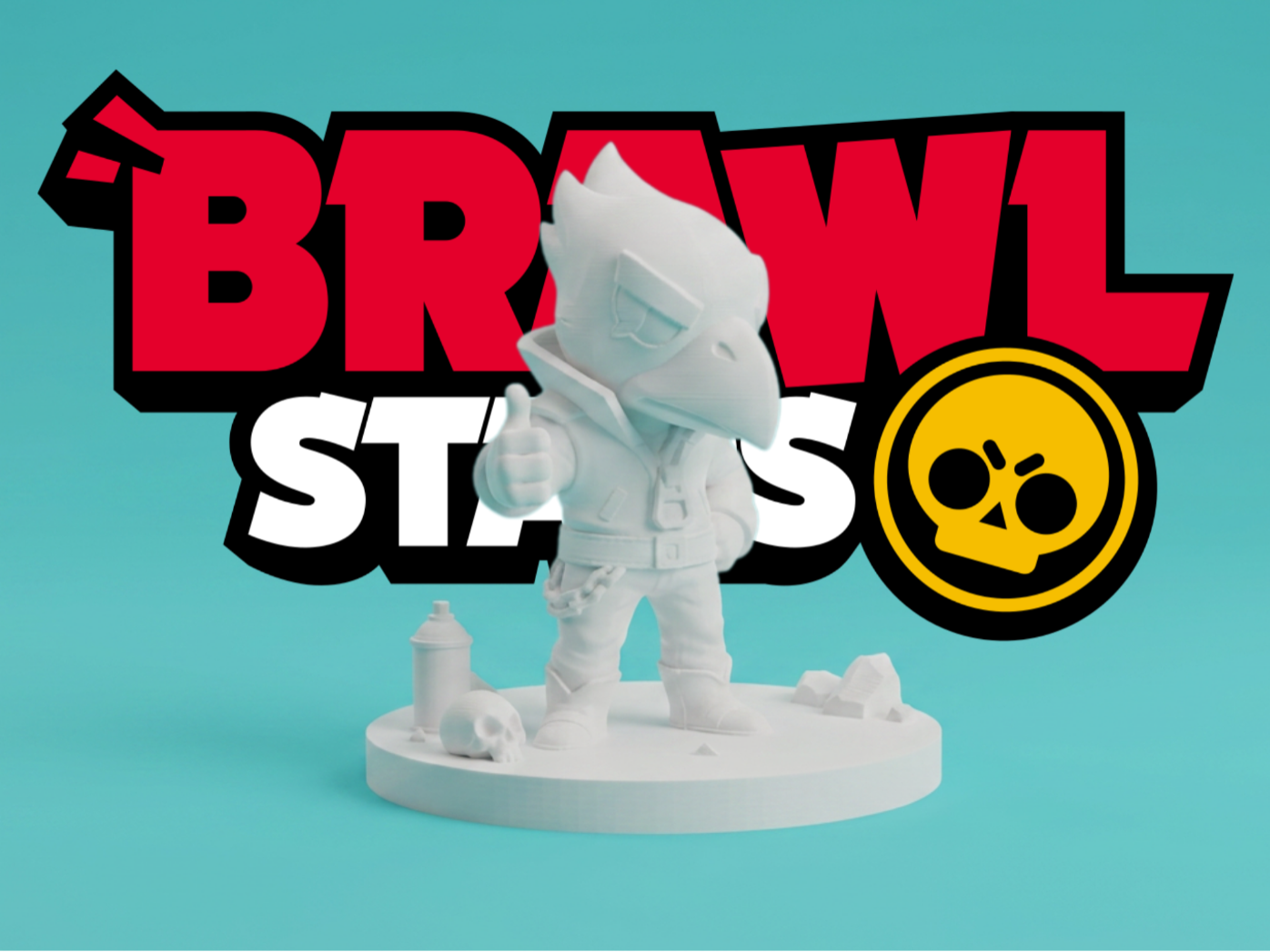 Crow – Brawl Stars Inspired Assassin Figurine