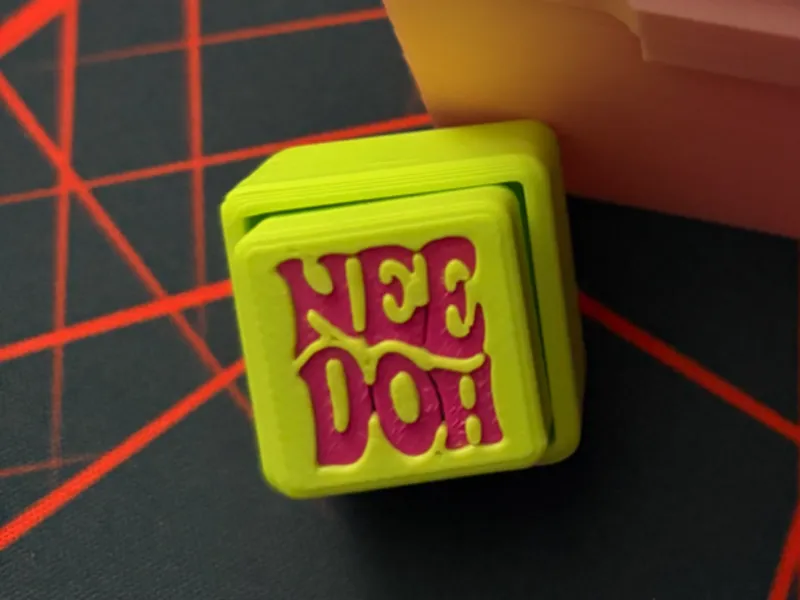 2 Color NeeDoh Fidget Clicker