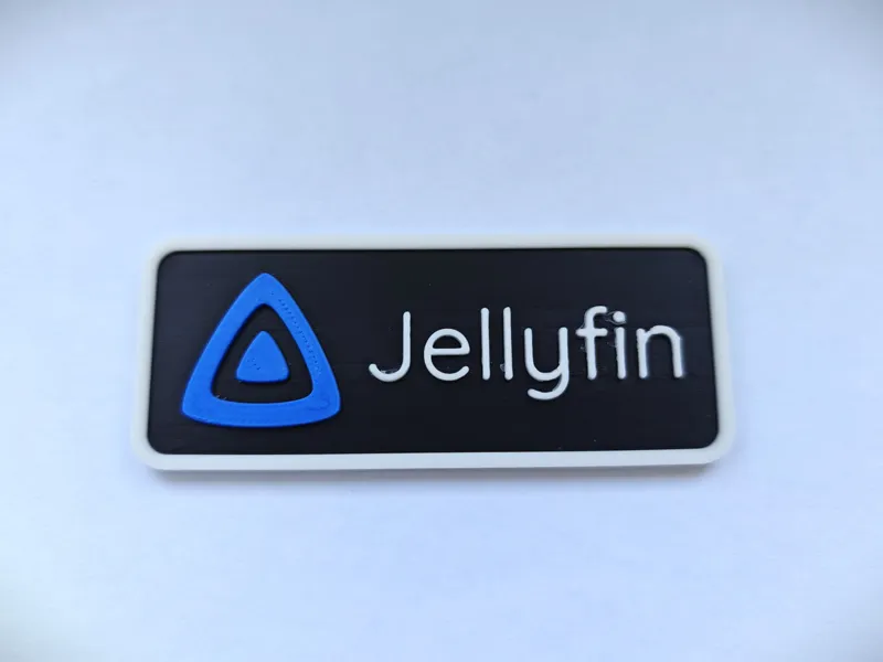 Jellyfin Logo Badge Sign