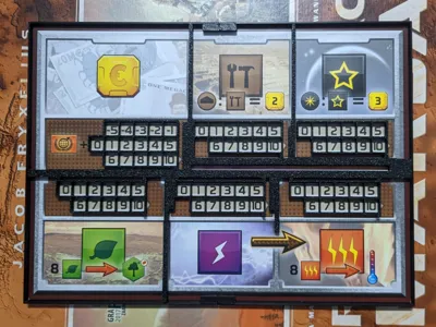 Terraforming Mars - player board holder