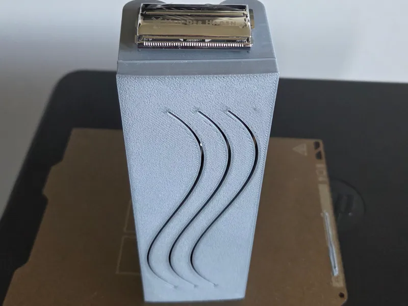 Safety Razor Stand with Blade Bin