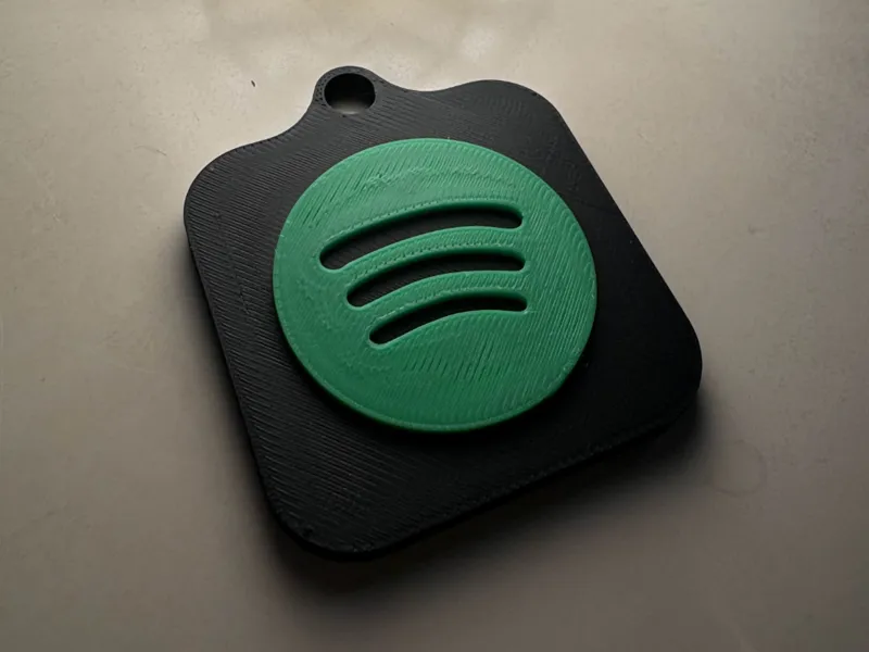 Spotify Logo Keychain