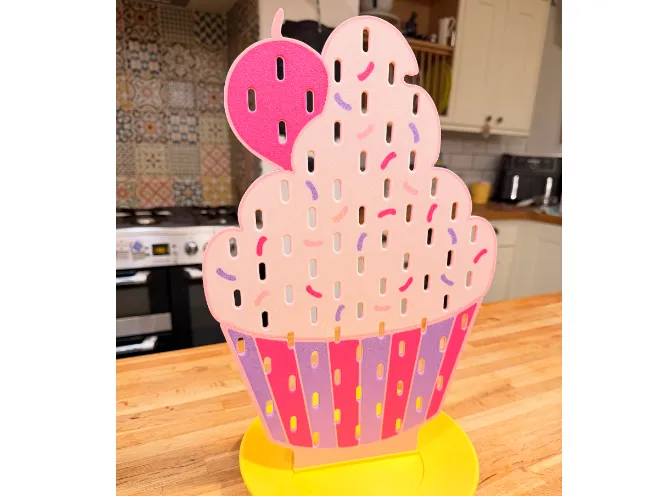 IKEA Skadis Board Cupcake Pegboard