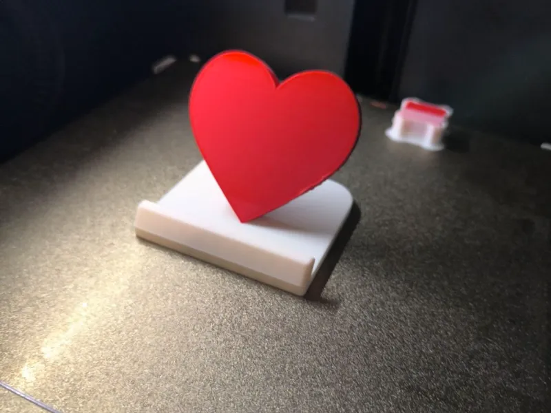 Valentine Heart Phone Stand