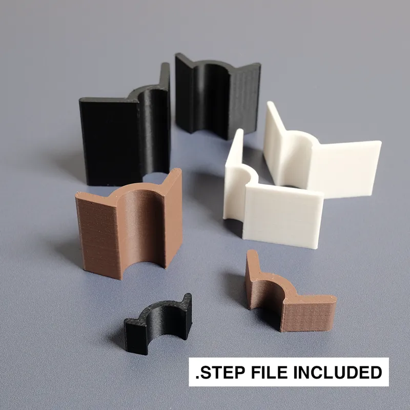 Corner cable clip