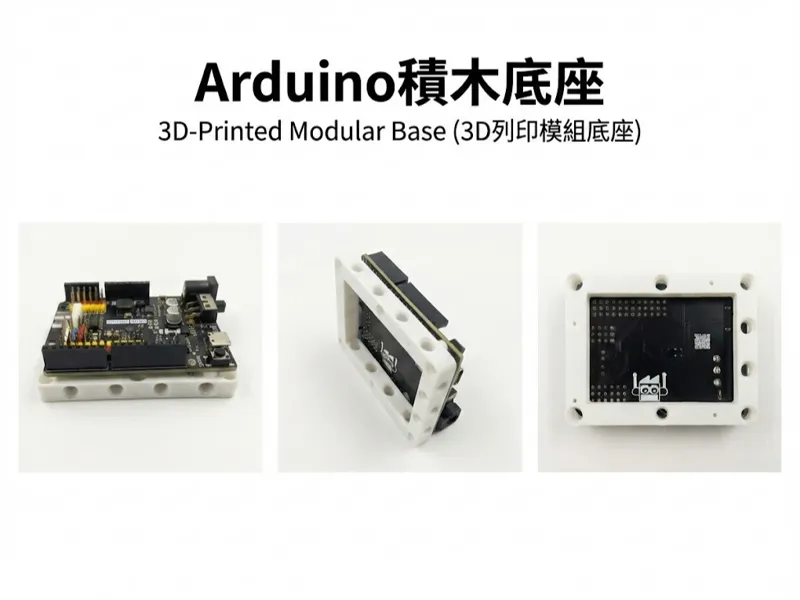 Arduino積木底座