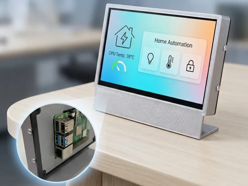 Raspberry pi 4 Display 7 inch stand