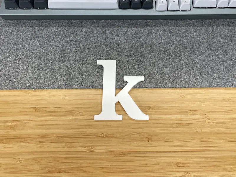 Lower Case k