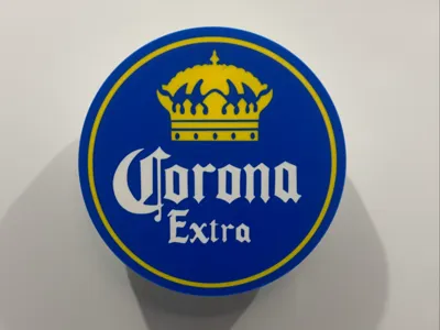 Corona Wall Plaque Sign