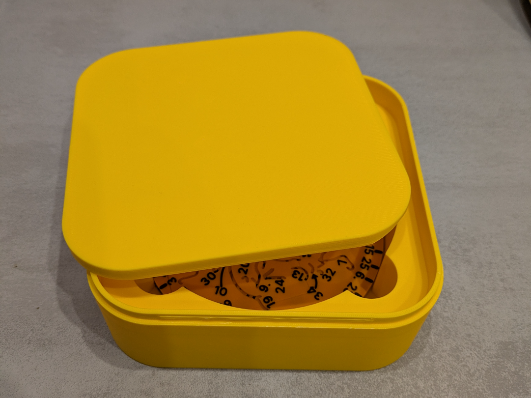 boite à disque pochoir