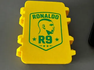 Caixa de figurinhas da copa - Ronaldo