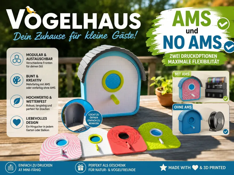 Vogelhaus: Diverse Fronten / Dächer > AMS & No AMS