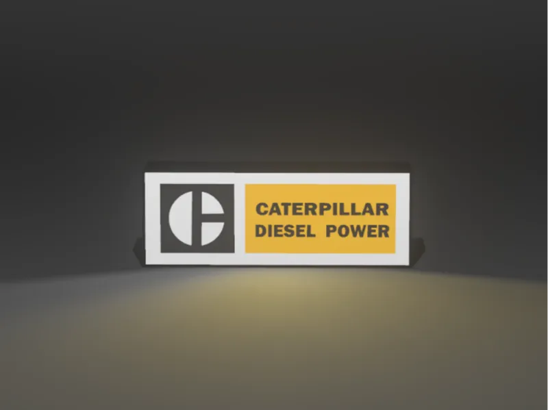Caterpillar diesel power lightbox 
