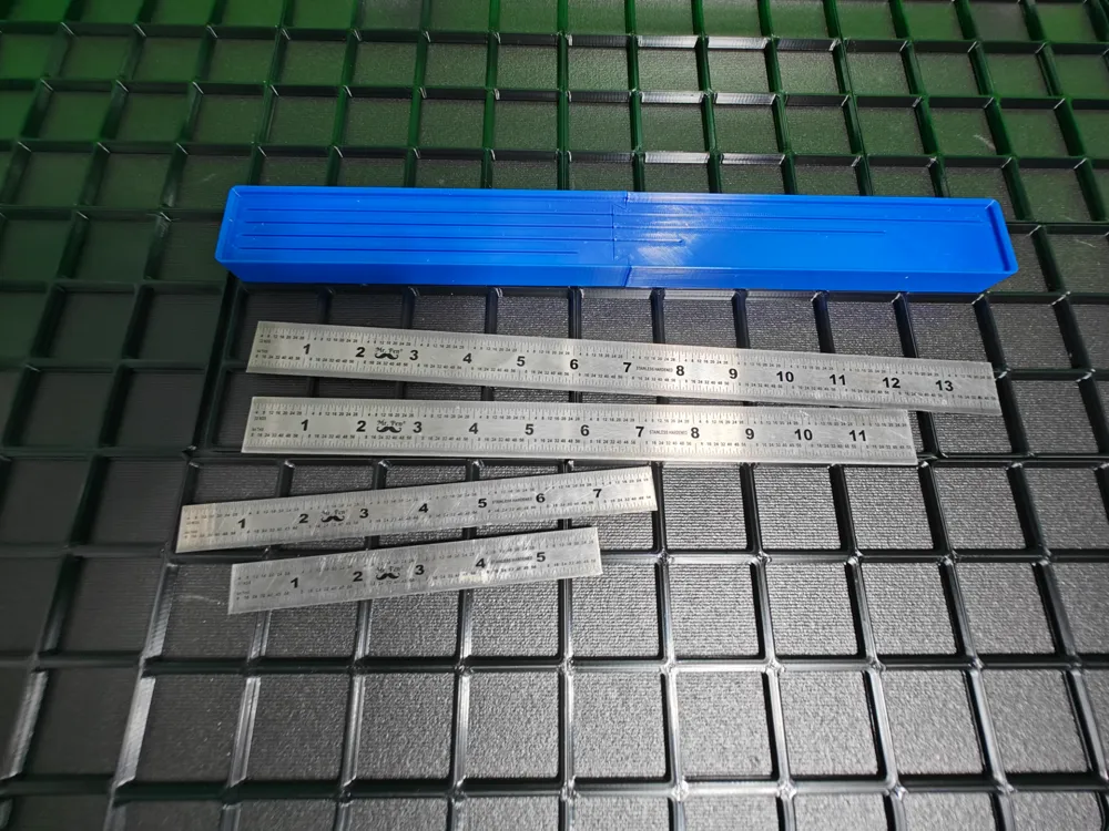 Mr. Pen Machinist Rulers 1x9 Gridfinity Holder by GroovyAlpaca - MakerWorld