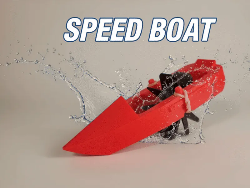Speed Boat - Free 3D Print Model - MakerWorld