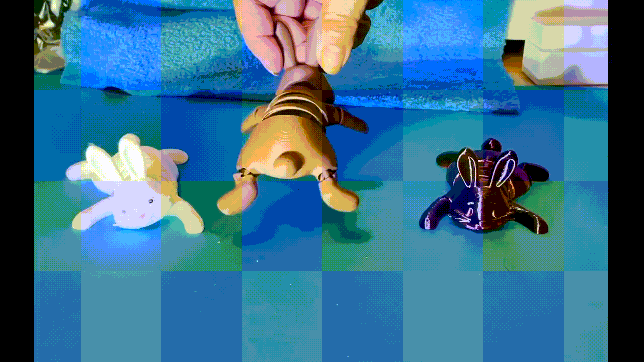 Articulated Pepe' The Floppy Bunny