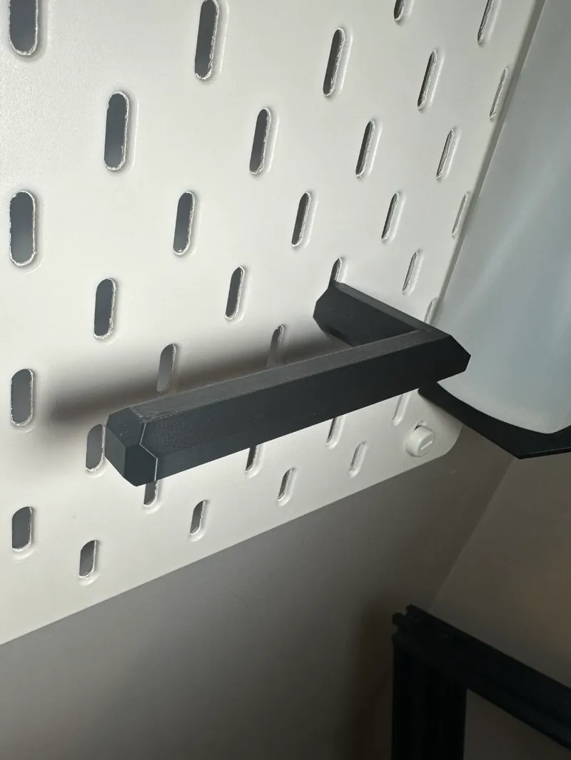 ikea skadis cloth holder