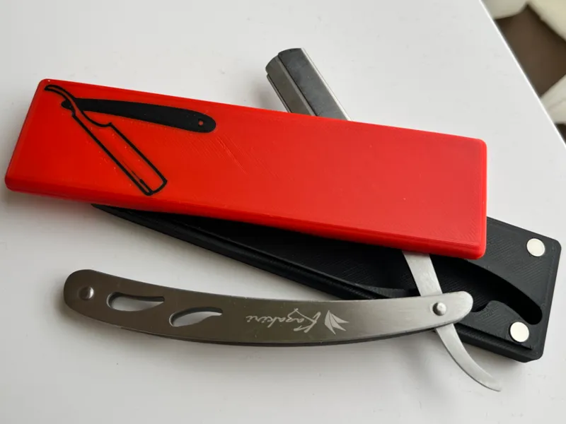CHEAP MAGNETIC STRAIGHT RAZOR CASE